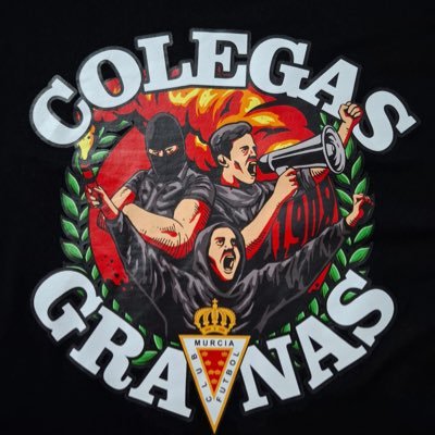 Twitter oficial de Colegas Granas, grupo de aficionados murcianistas que viven por y para el @realmurciacfsad. Compartimos previas y grada con @murcianistas