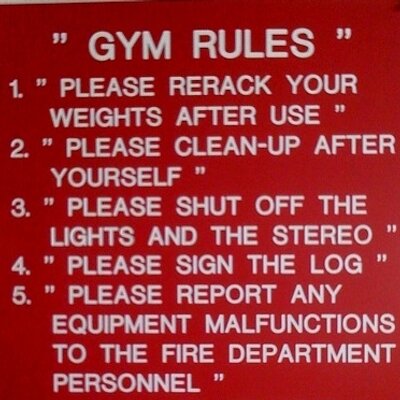 Gym Rules (@Gym_Rules) / Twitter Gym Rules (@Gym_Rules) / Twitter