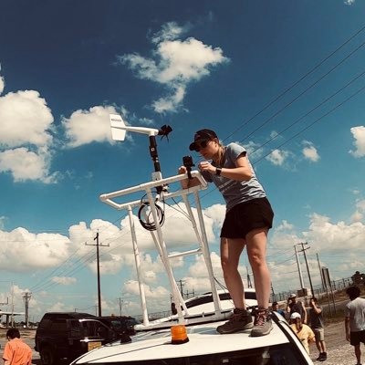 B.S. in Meteorology • M.S. in Integrated Scientific Applications • Photographer • Commercial UAS Pilot • Storm Chasing • Former Project TILTTING Co-Lead