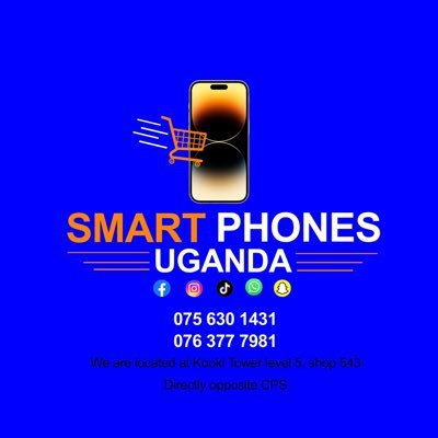 We are Smart Phones Uganda, selling premium quality phones, devices, and gadgets. Call - 0756301431 Location - Kooki Tower