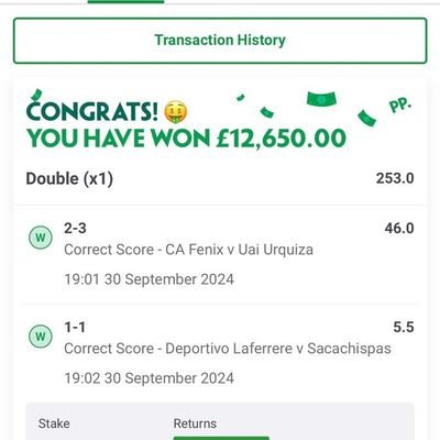 winningele12847's profile picture. precision meets goal...

join me and always place your bets on the winning Eleven with my exclusive correct scores and tips⚽️🎉