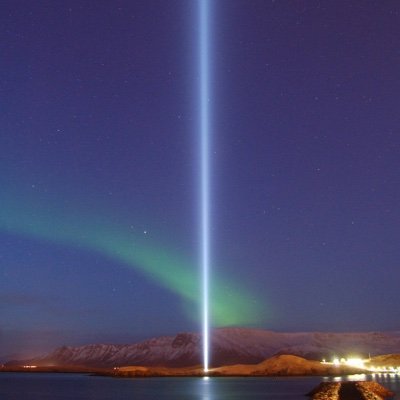 IMAGINE PEACE TOWER is an outdoor work of art in Iceland conceived by Yoko Ono in memory of John Lennon. Tweet your wish to @IPTower & it will go to the TOWER.