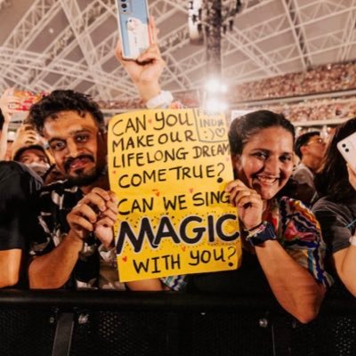 Coldplayer. India 🇮🇳 Dreaming to meet Chris, Jonny, Guy, Will & Phil someday ❤️ 🇸🇬 X1 🇮🇳 X2 @coldplay is love✨
