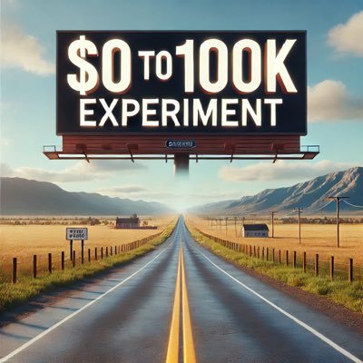 Attempting the $0To100k Experiment for the second time
donations are much appreciated. you pay, I'll follow You Back!
DM for promotions.