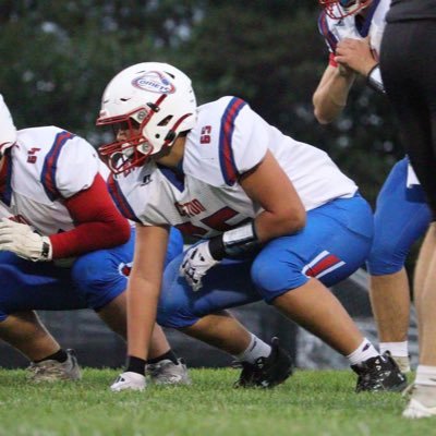 “28 Caston High school | OT | DE | bench 265 | squat 365| power clean 215 | 3.9 gpa | 6’1 225 lbs | gmail: parkerzimpleman@gmail.com