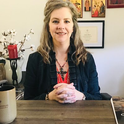 CherylF19935's profile picture. Orthodox, wife, mother of seven, classical educator, homeschool advocate, speaker, writer, comedianne