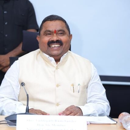 Vaddepalli_ncsc's profile picture. NATIONAL COMMISSION FOR SCHEDULE CASTES
GOVT OF INDIA
NEW DELHI