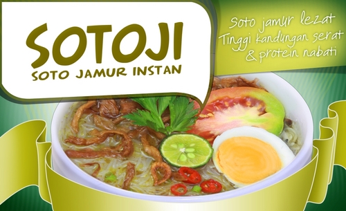 Soto jamur lezat dalam kemasan praktis dan cepat saji. Mau jadi Distributor/Agen Sotoji? Silahkan e-mail ke sales@sotoji.com. Tq.