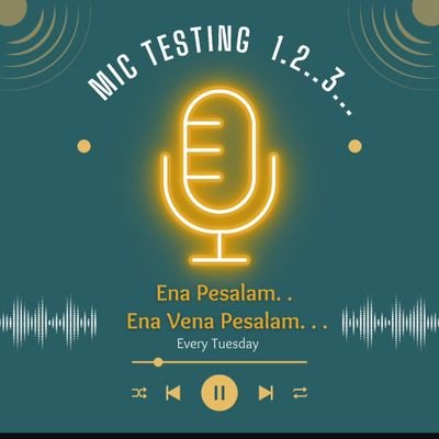 Mictesting1_2_3's profile picture. Tamil Podcast about Football Formula 1 and NBA