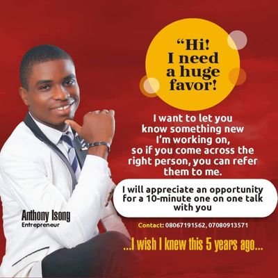 AnthonyIsong01's profile picture. 