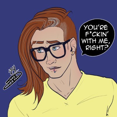 Apollo. 31. He/Him/They/Them. Artist. Writer. Author of The Dead Kings Series with @RavynRaver 🍉🇺🇦 🇻🇪
Minors, please DNI. I'm old.
Current 🧼💀brainrot