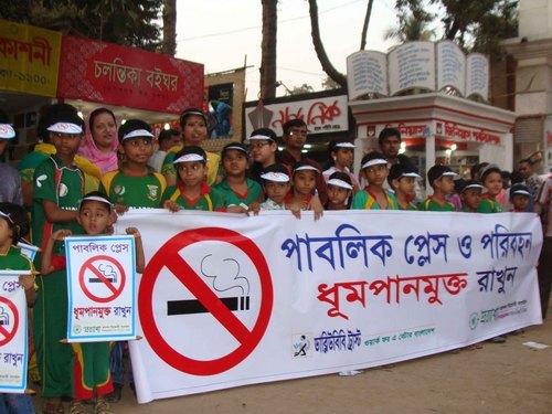i m helal ahmed secretary general of 'PRATYASHA' ANTI-DRUG'S CLUB from bangladesh.i m an anti-tobacco activist. we r working for smoke-free place campaign.
