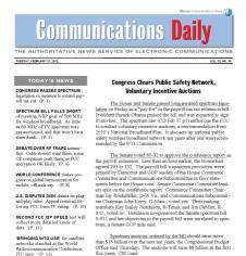 Leading publication covering telecom, broadcasting, the Internet and related industries.