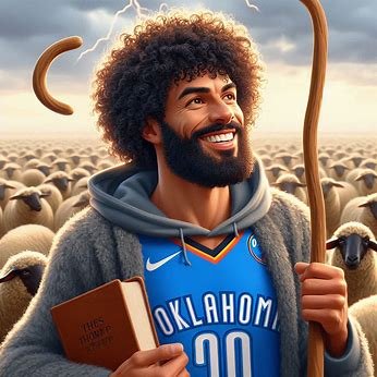 Pastoreando ovelhas de Oklahoma!
Azul é a cor do céu.
Seremos.
#ThunderUp