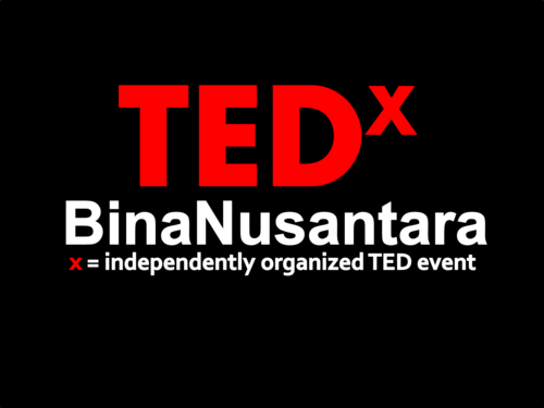 TEDxBN's profile picture. TEDxBinaNusantara is an independently organized TED event in Bina Nusantara University



contact us : tedxbinanusantara.event@gmail.com