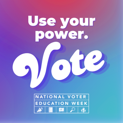 #NationalVoterEducationWeek provides voters with the tools, info & confidence they need to cast their ballots.