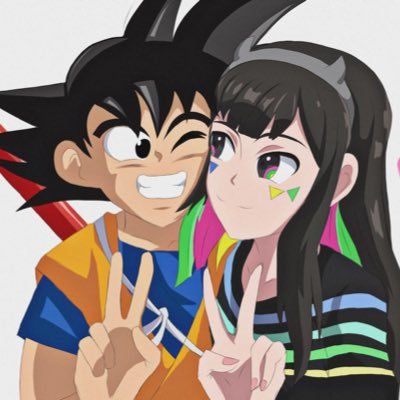 SonNanairoMulti's profile picture. I love Beyblade X and Dragon Ball 
Son Goku Kid x Nanairo Multi