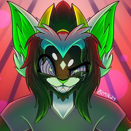 Gloompile's profile picture. A skull cat boy vtuber. streaming  on twitch