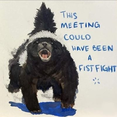 The Find Out to your Fuck Around++
authentic honey badger based at the Atlanta zoo++
Orange cat energy on a good day++