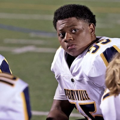 Travis Leak, Maryland, perryville, class of 27, center/guard/d-tackle #55, 6’0 255 1x-all state