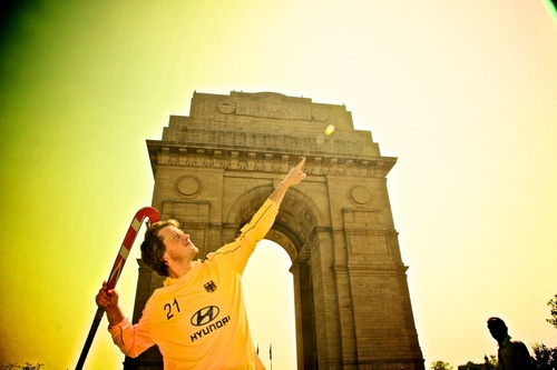 German Field Hockey Player. Gold in Beijing 2008. Gold in London 2012.