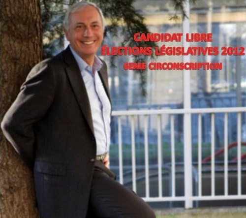 Candidat libre aux élections législatives française de juin 2012 pour la circonscription des Français de Suisse et Liechtenstein.