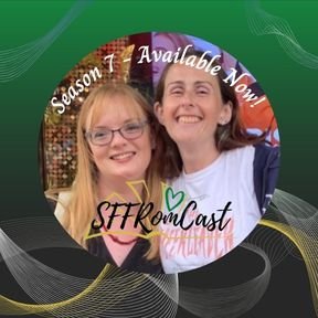 SFFRomCast's profile picture. SFF romance novel addicts & writers @ESJackson1 & @jessicafluff bringing you all the book chat with the #SFFRomCast #podcast available now - link tree below!