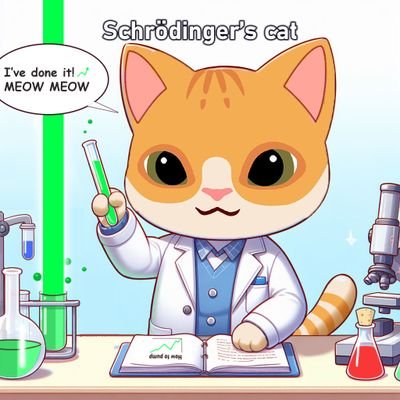 Schrödinger, Meow, Meow, Meow 🐈⬛🐈⬛💥💥 is next Doge ? is next Shiba ? Time will tell 🔥🔥