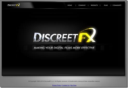 DiscreetFX - Visual FX software Developer Making Your Digital Films More Effective!