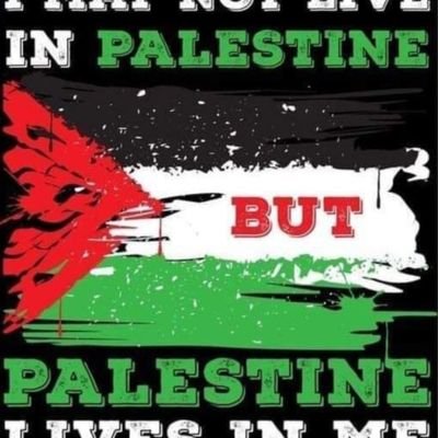 Animal lover nature lover most of all peace lover
I support the Palestinians right to survive