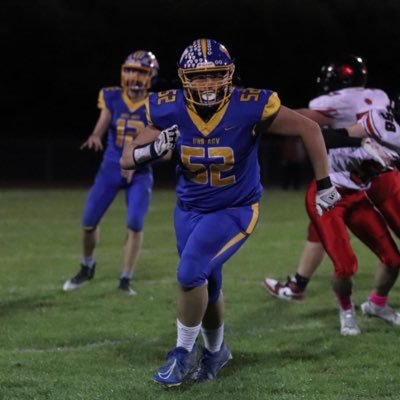 OT/DE | Class of 2025 | 4.0 GPA | 6’2 230 | Union High School | Rimersburg, PA | Email: quintinhornberger65@gmail.com | Cell: 814-316-3349