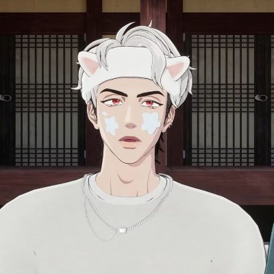 silvoyx's profile picture. Red eyes hidden behind the mask.