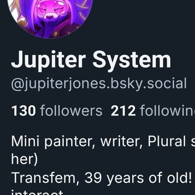 Jupiter Jones🏳️‍⚧️ Glitched in the Headさんのプロフィール画像