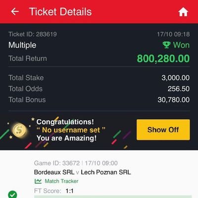 let’s make millions together sure odd is available millionaire should let’s deal in payment after winning my via WhatsApp number is 08058564127