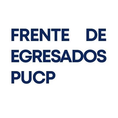 Frente de egresadas y egresados de la pucp comprometidos con apoyar a los estudiantes y a las causas justas del pueblo.
#DinaRenuncia
#VivaElParoNacional