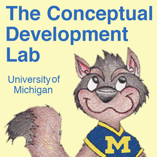 UMichConceptLab's profile picture. The Conceptual Development Lab is directed by Dr. Susan Gelman at the University of Michigan.  Visit our website or follow us to learn more! @UmichPsych