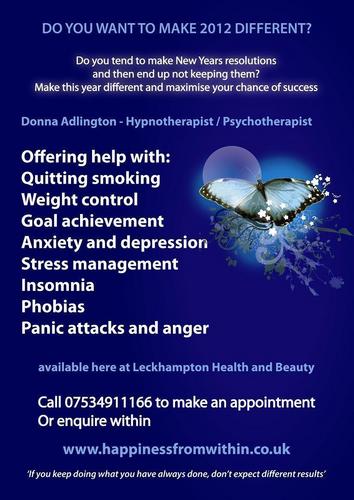 Hypnotherapy Gloucestershire. Quit smoking, weight control, goal achievement, anxiety & depression, stress management, insomnia, phobias, panic attacks & anger