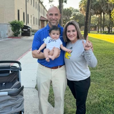 Proud Coach’s Wife of @Coachsalinas12 💙💛🐗@TAMUKSB Alumni ‘02 Javelina Hall of Fame 2019 #LoveOurLiamandBlitz #GodsPlan