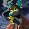 AnubisTenebrous's profile picture. 𓃢 Bad Boy Jackal 🚬/Male/29 - ❤️ @MikeTheFox07 ❤️ - 🎼 Furry Musician: Bass and Guitar🎸 Vocals 🎤 - Metal and Rock 🤘 - Fursuiter (Anubis and Thorn) 🚬
