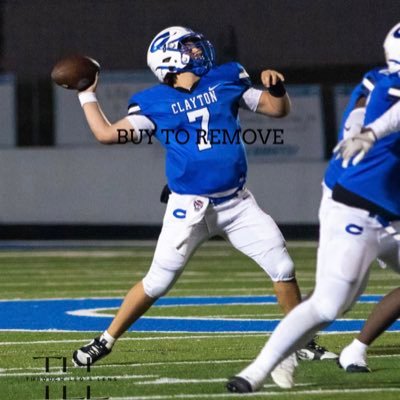 C/O 2026 6,1 205 pounds 3.75 GPA QB |The Clayton high school| (919)-879-0034| NCAA ID#2304847423