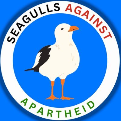 Seagulls fans who oppose Israel’s racist apartheid state and its continuing genocide. Facebook : https://t.co/RRTzbXWDJP