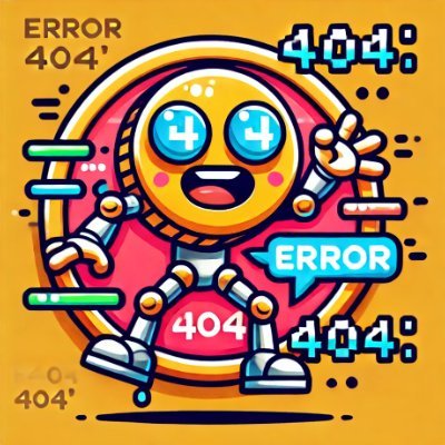 404ErrorHODL's profile picture. Creator of the legendary meme coin ERROR (404). Join the adventure of fun, irony, and crypto chaos. Let's break the system together! #meme #crypto #ERROR404