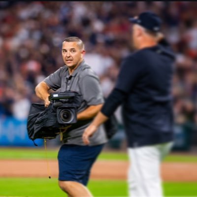 cameraman shooting....Detroit sports fanatic!!!