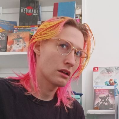 SammyWithAWhy's profile picture. Sammy/Kamille
Alabama to Brooklyn transplant;  babby butcher🥺🔪
18+
  🏳️‍⚧️ chaotic gendergoblin ⚧️
        it/they/she
   34yp