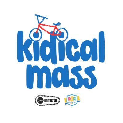 Kidical Mass Hamilton is brand new. We celebrate children on bikes. We will be hosting group rides for children and the young at heart