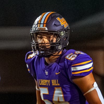 2025 | Liberty Hill HS | Football Captain | Powerlifting Captain | DE/T | 6’2 220 | 485 Squat | 315 Bench | 305 Power Clean|3.5 GPA| NCAA ID #2207607527