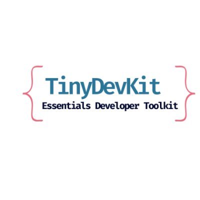 tinydevkit89460's profile picture. Essential Developer toolkit in one place