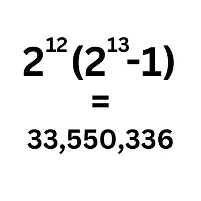 33_550336's profile picture. 33,550,336 is a 5th Perfect Number

Let's explore the perfection of Mathematics from the up to Deep down.