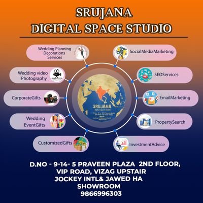 nagathrinadha's profile picture. Srujana Digital Space Studio|Web Dev,Digital Marketing,Branding,Social Media,E-commerce,SEO,Content Creation&Video Production |Real Est|Gifting,vizag