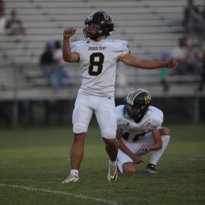 Class of 2027, 3.5 GPA | kicker/punter | 5’10, 165 | Church Point high school | sdalleman09@yahoo.com